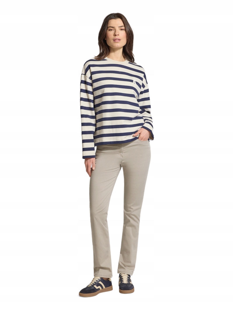 Rahea By Brax Béžové Ležérní Kalhoty Z Bavlny 50 6BA