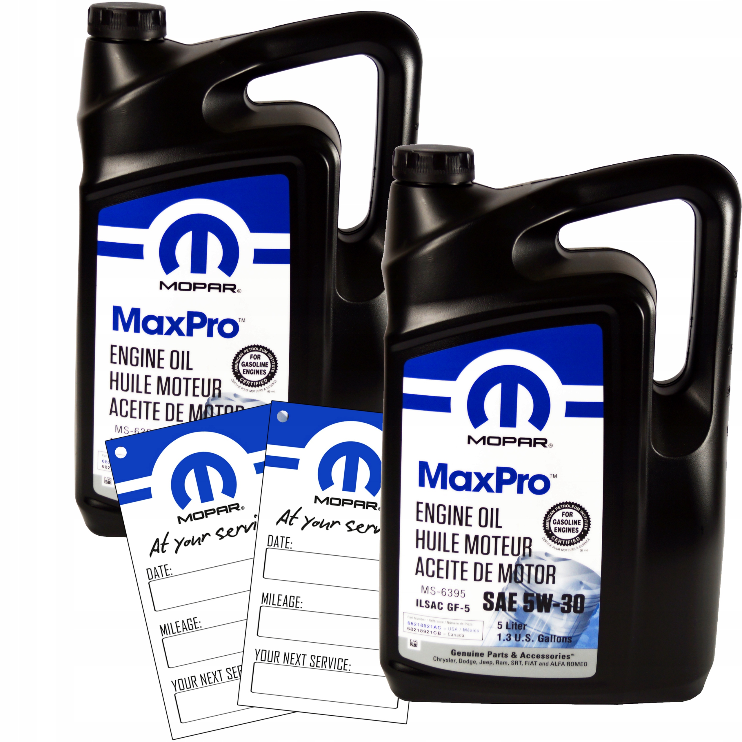 Olej Mopar 5W30 10l Sada Chrysler Dodge Jeep