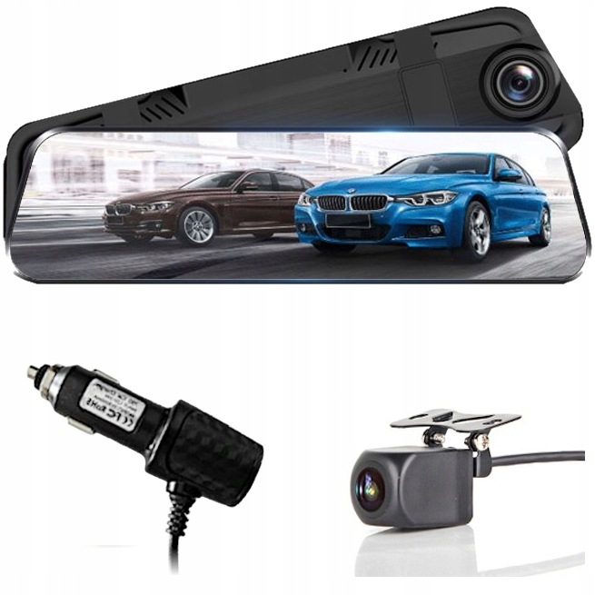 Cúvacia kamera Záznamník Fhd jazdy auta Zrkadlo Videozáznamník FullHD