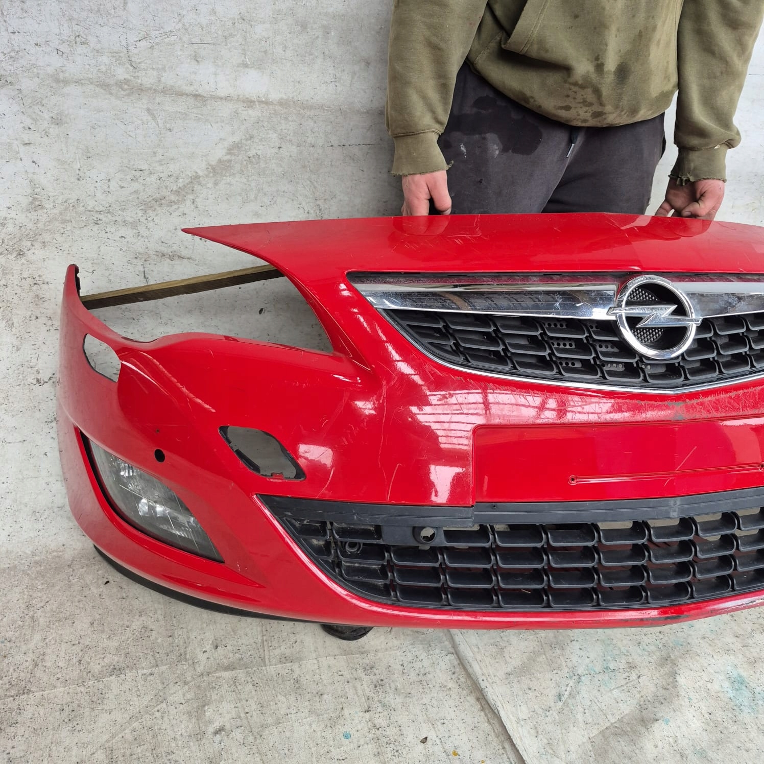 OPEL ASTRA IV 4 J 09-12 bumper front front PDC SPR