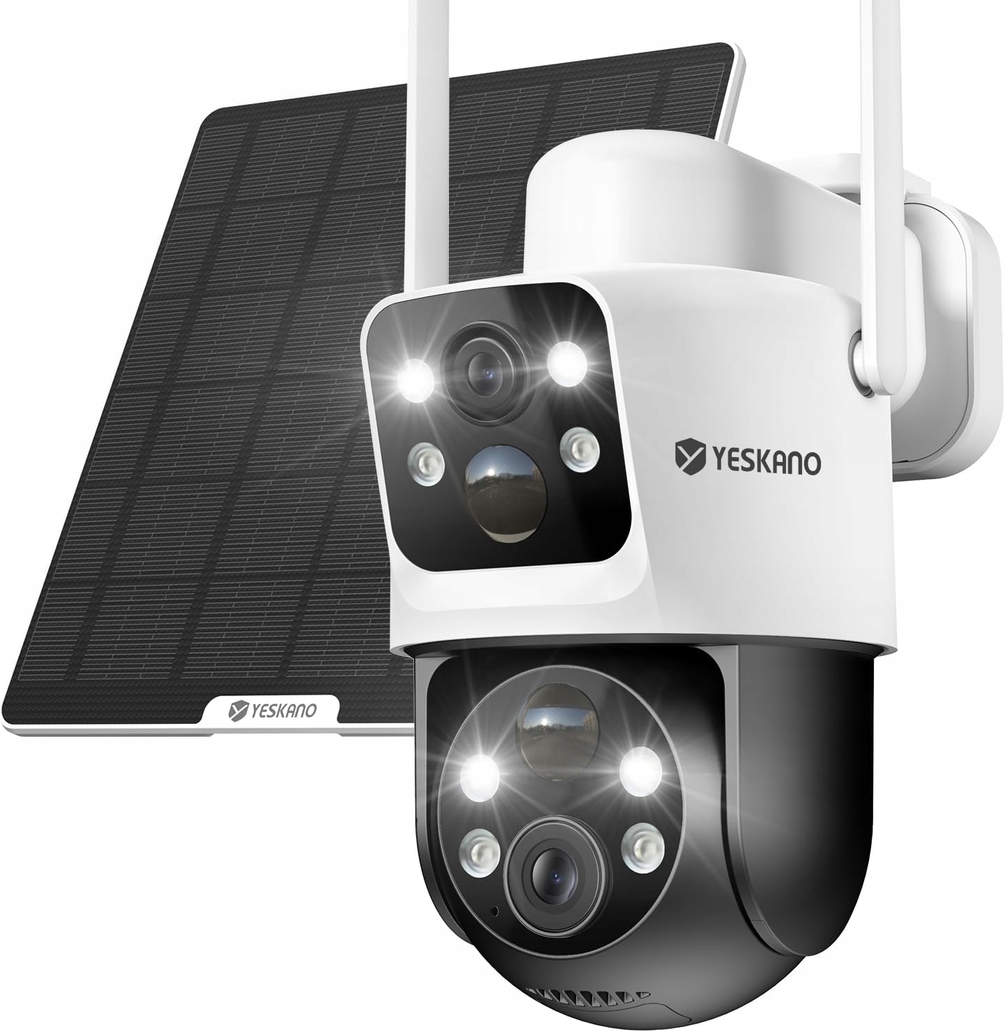 Solárna Kamera Yeskano GQ1 6MP Vonkajšia 360° Ptz 2K Bezdrôtová Wifi