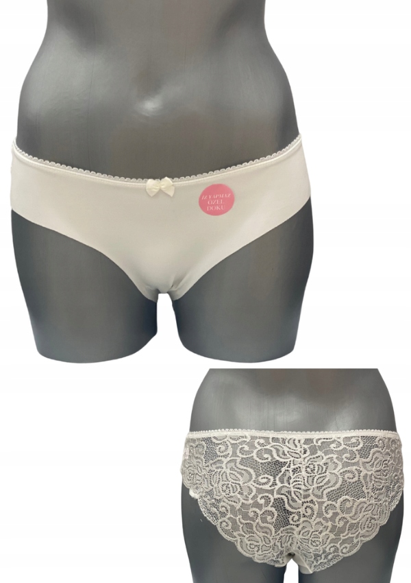 

Majtki damskie figi z koronką 6 pack S/m 36 38