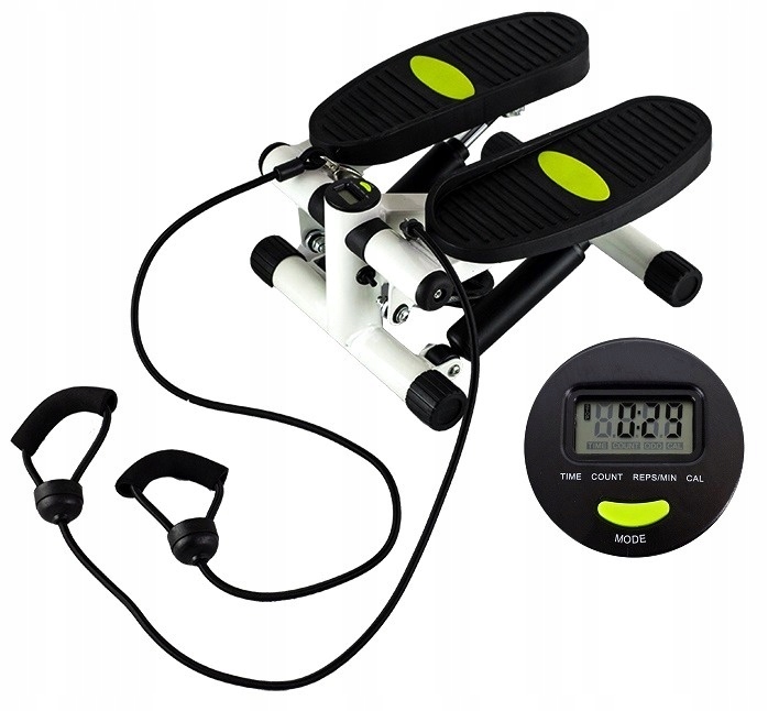 Jednoduchý stepper s lanky pro fitness, trénink, CrossFit počítadlo Hms