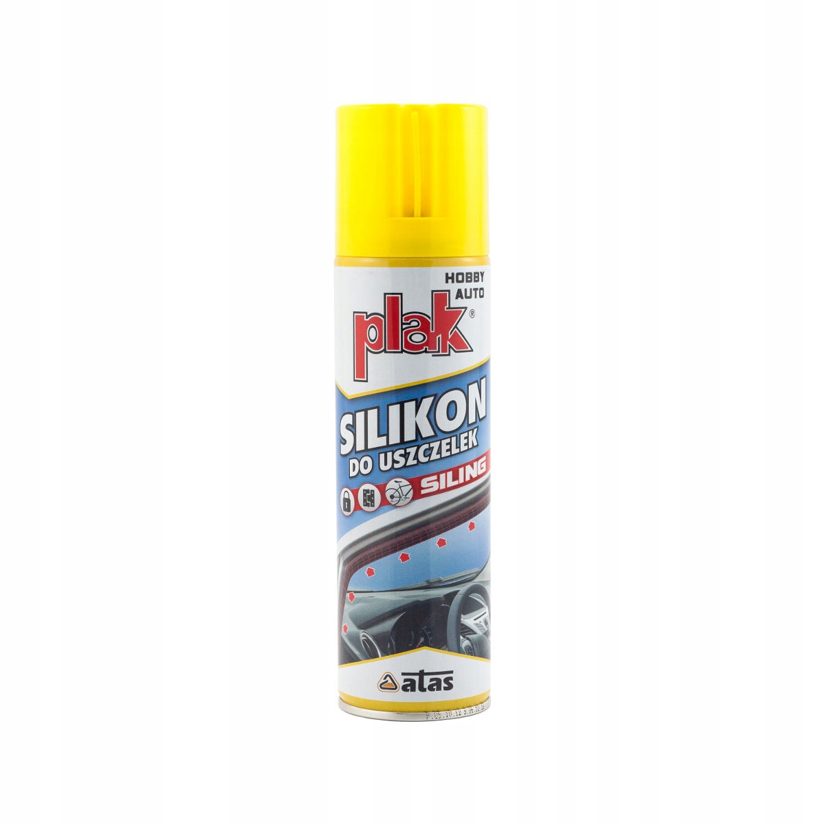 SILIKON W SPRAYU DO USZCZELEK 250 ML PLAK SILING #