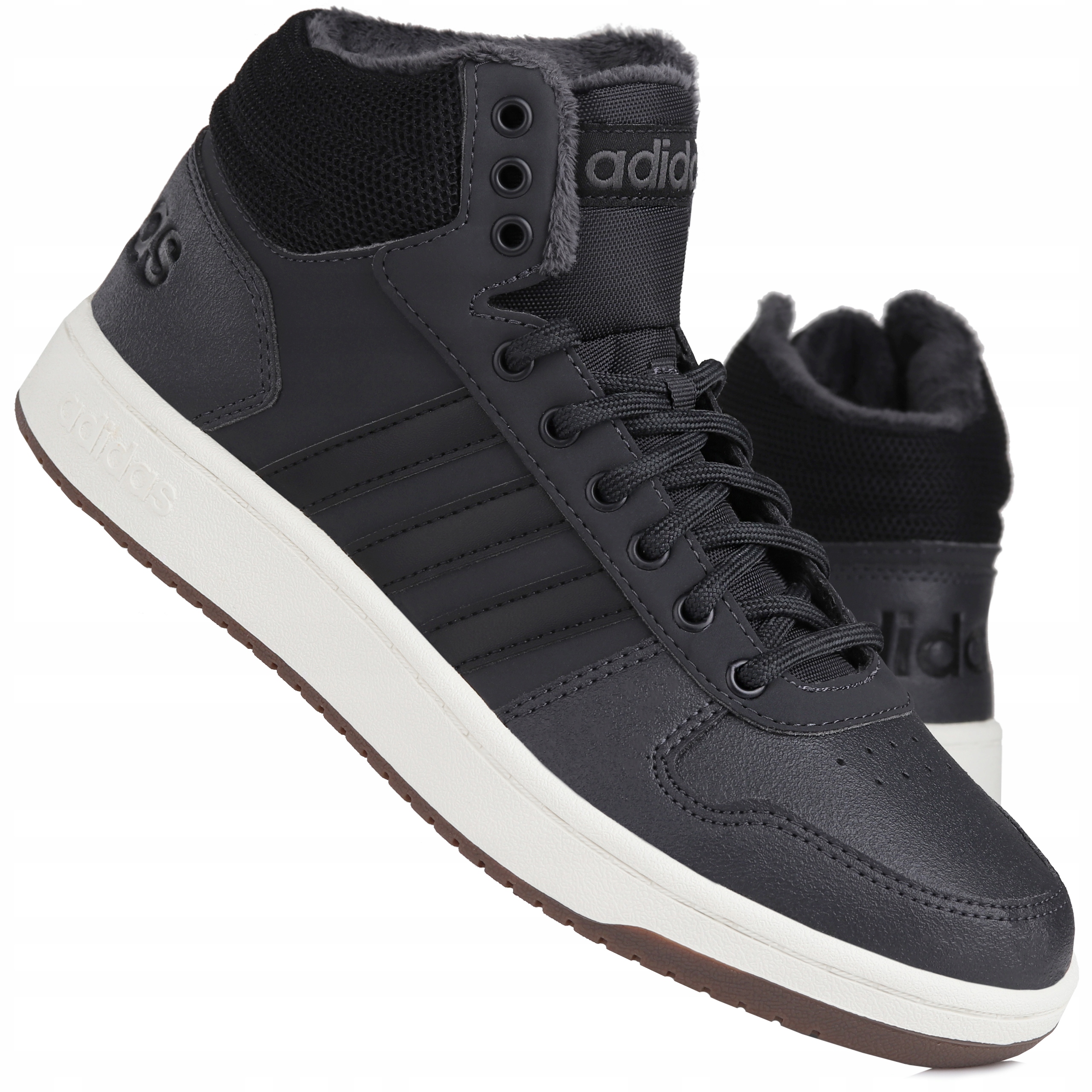 

Buty męskie zimowe Adidas Hoops 2.0 Mid Ocieplane