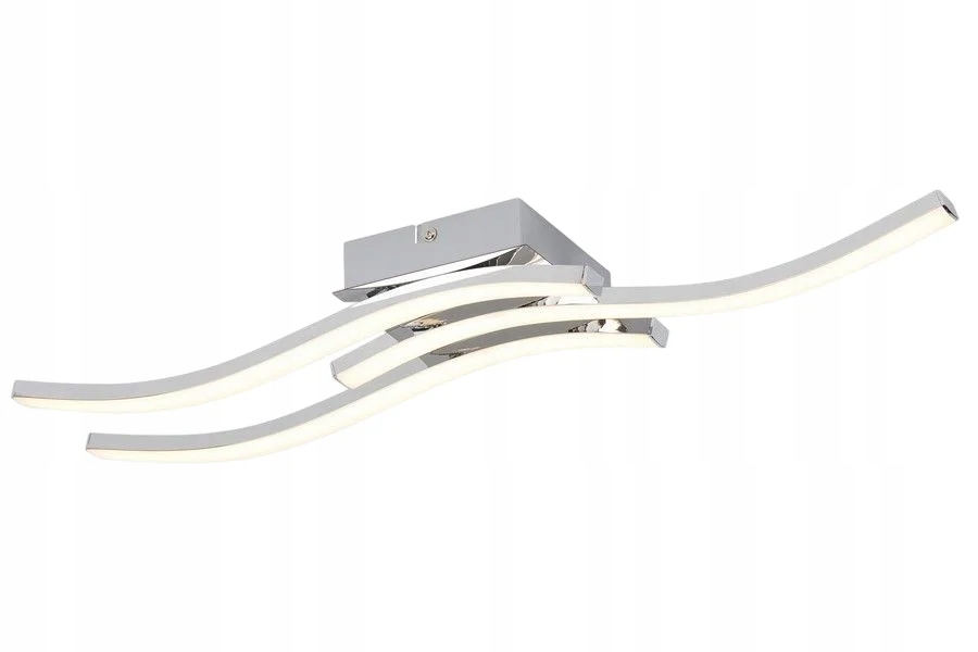 Stropní Svítidlo do ložnice Led vlny chromový 18W moderní Bradox