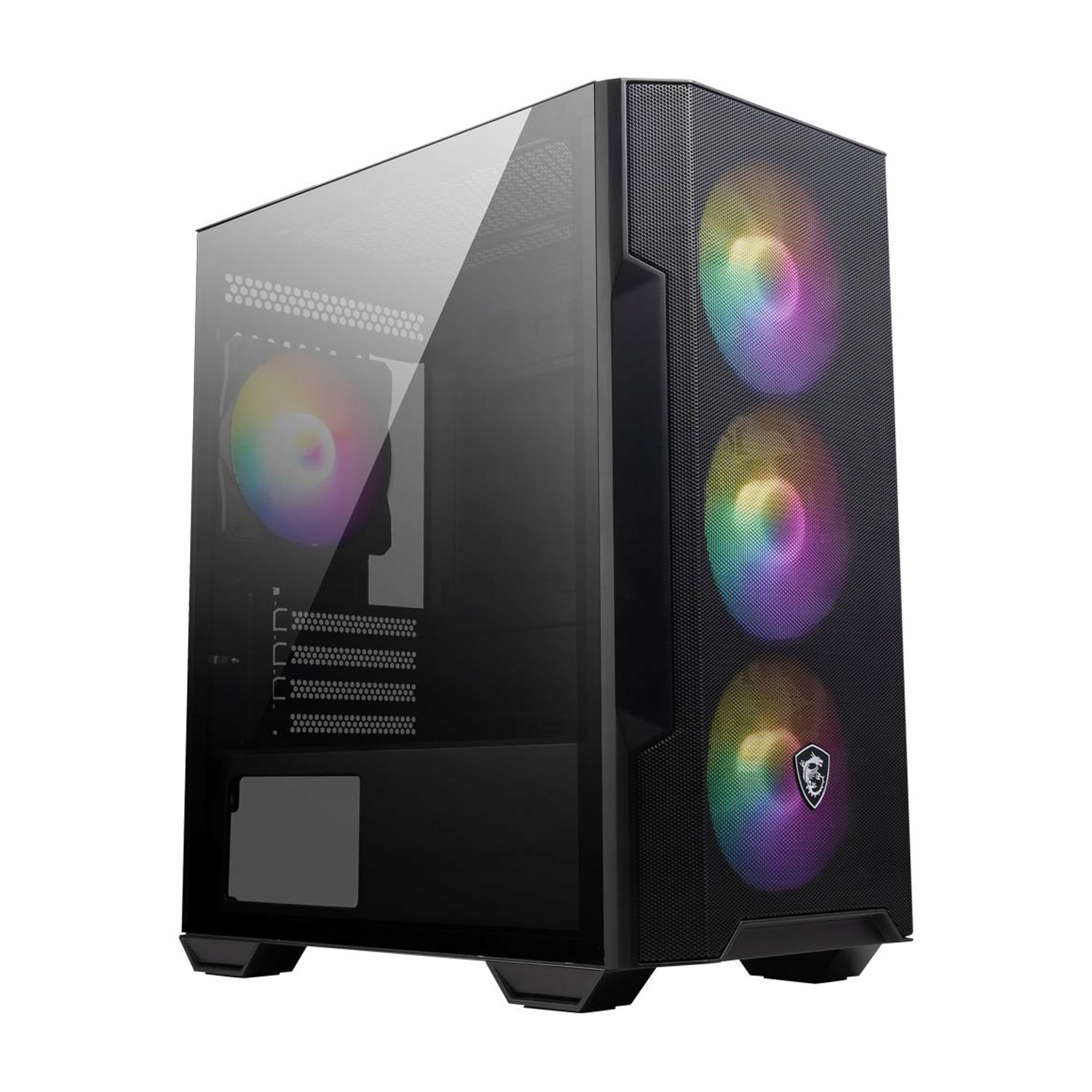 Puzdro Msi Mag Forge M100R M-Tower Argb 4x 120 mm 1x Usb 3.2 2x Usb 2.0