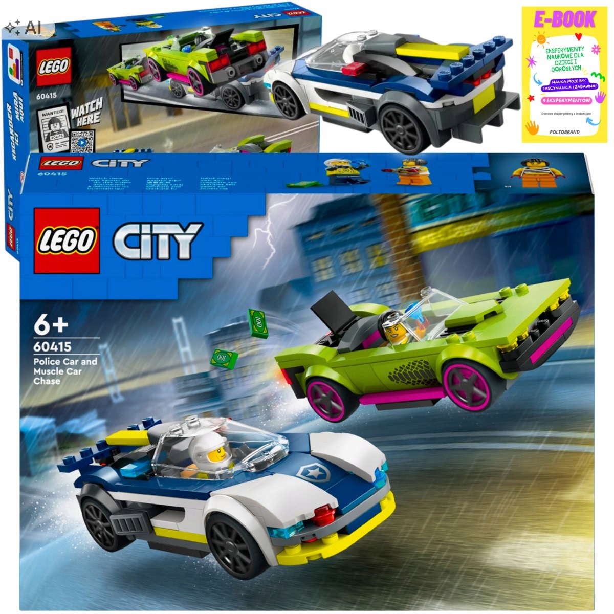 Lego Klocki City Pościg Radiowozu Za Muscle Dla Dziecka Ebook
