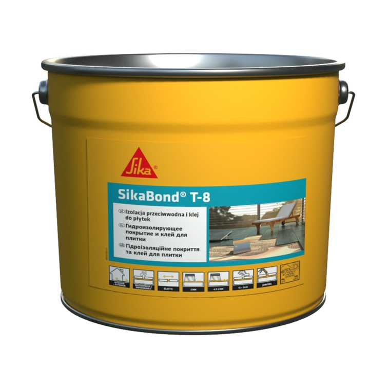 SikaBond T8 lepidlo na dlaždice, izolácia 2v1 13,4 kg 10L