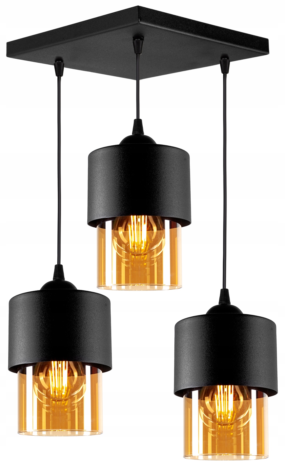 

Nowoczesna Szklana Lampa Wisząca Sufitowa Loft Led