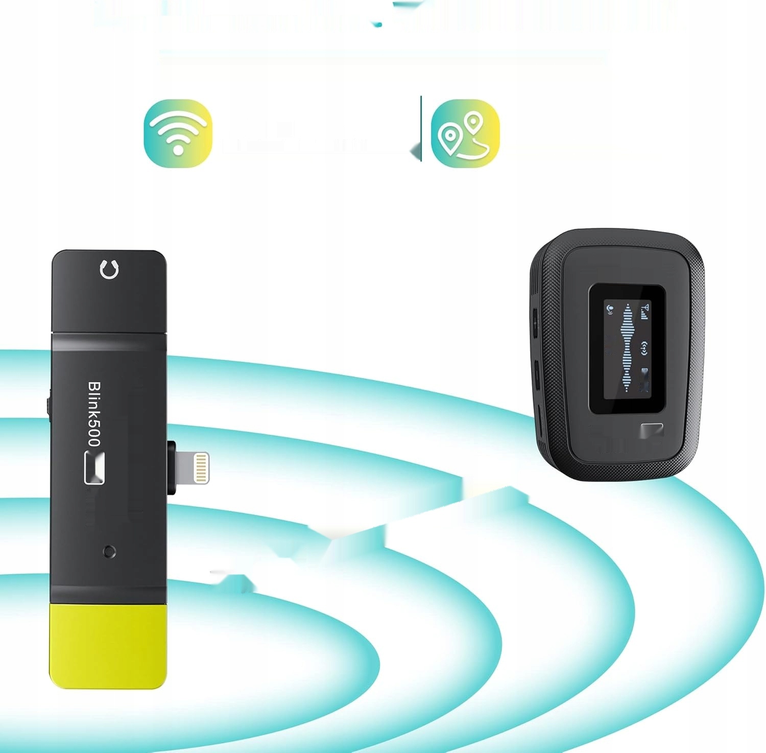 Saramonic Blink500 Pro Bezprzewodowy Mikrofon Lavalier Dual Channel dla iOS Marka Saramonic