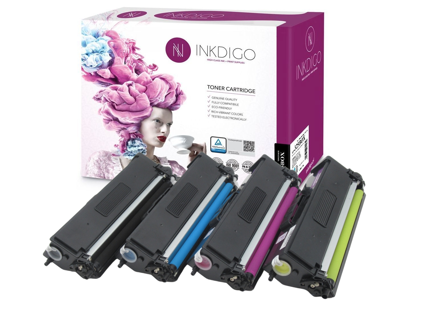 4x Toner XL pro Brother DCP-9055CDN HL-4140CN TN325