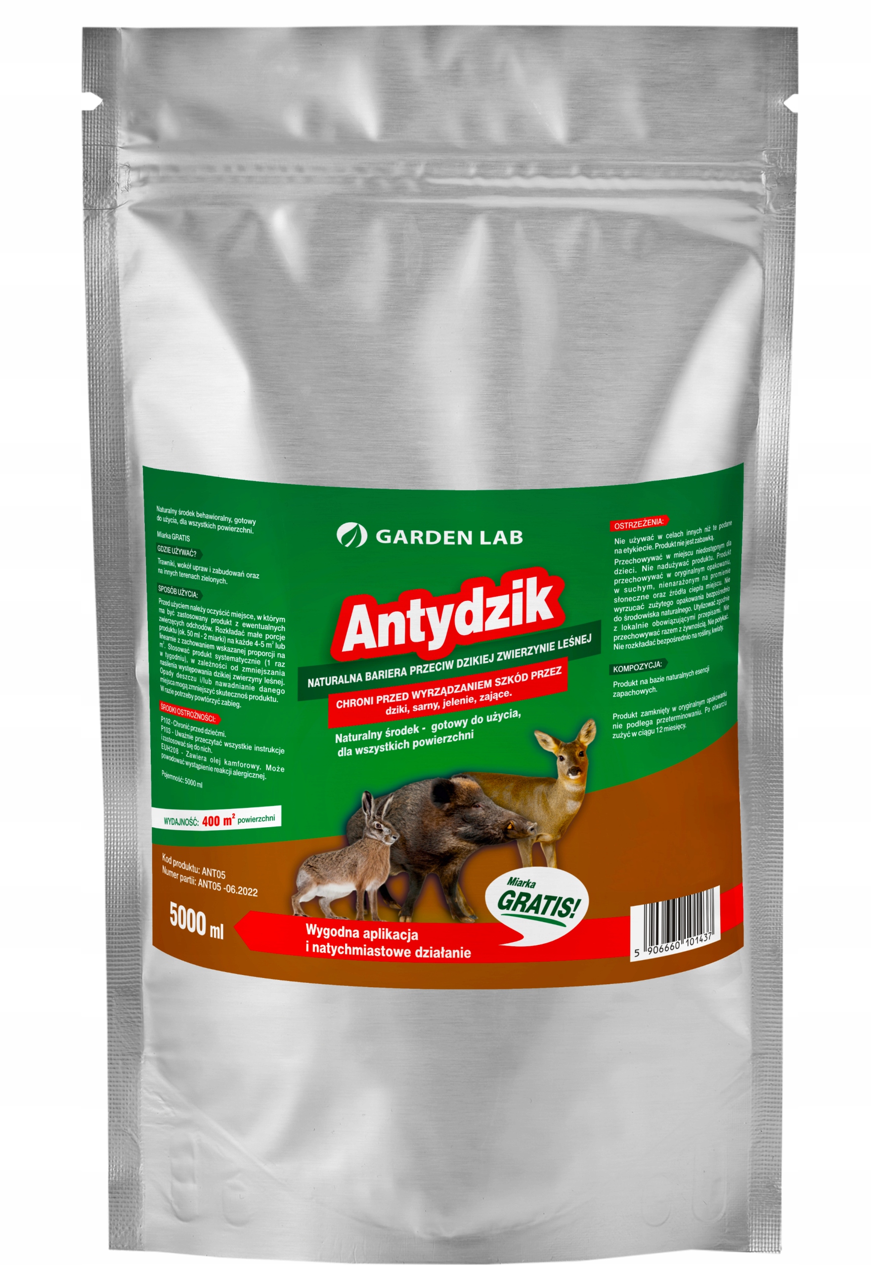 

Antydzik Odstraszacz Na Dziki Sarny Jelenie 5L