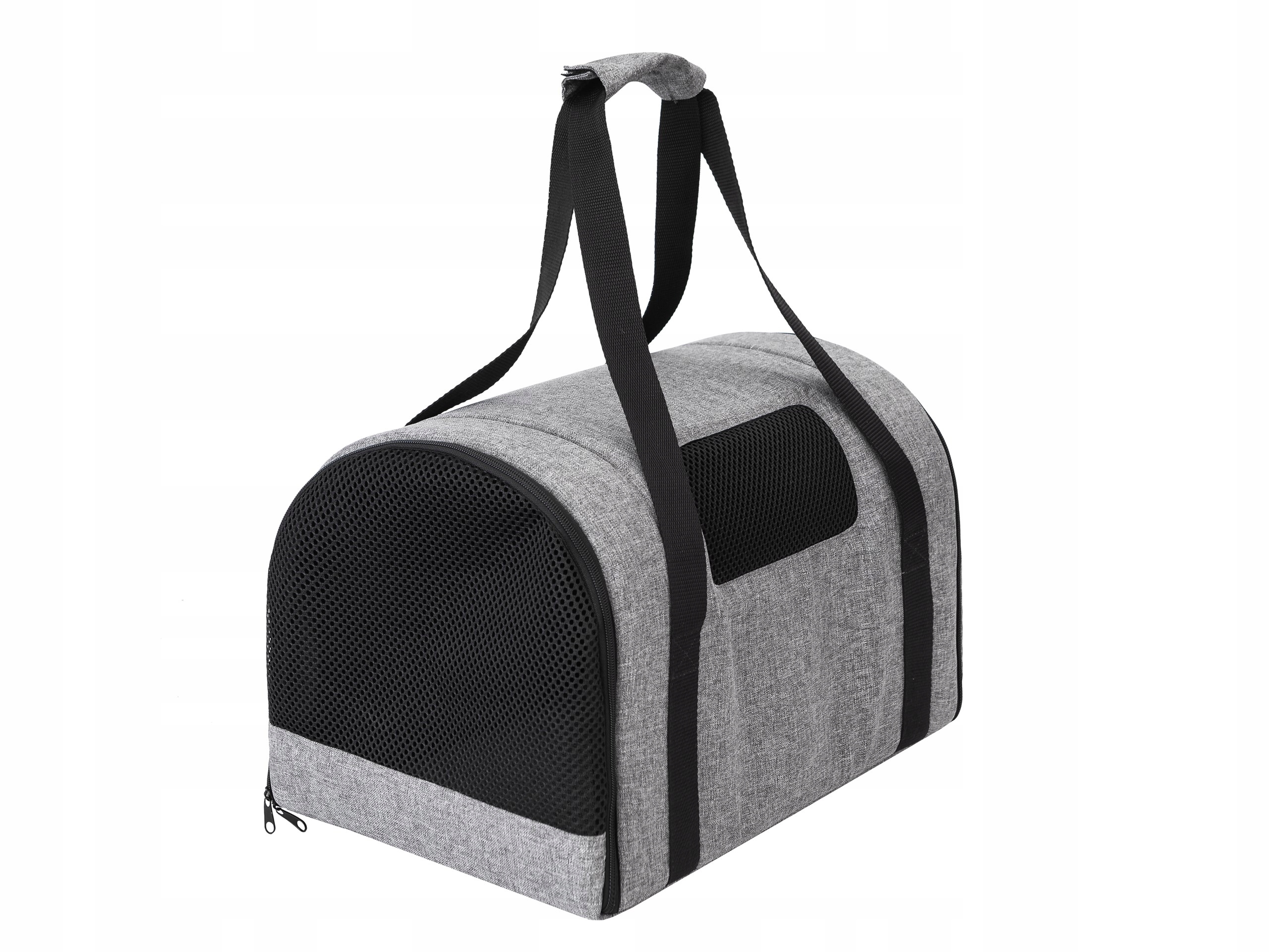 Levně Přepravka Tube šedá pro psa a kočku do 12 kg, skládací cestovní taška