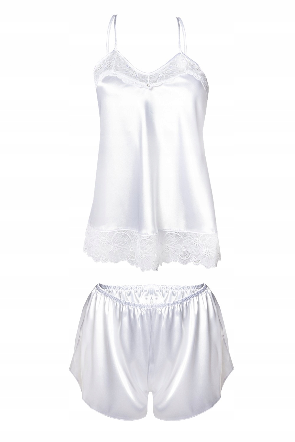 

Komplet Megan Ślubna S, Satyna Biały