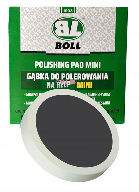 Gąbka Polerska Mini 80MM Na Rzep Biała Twarda 1SZT 0030151 Boll