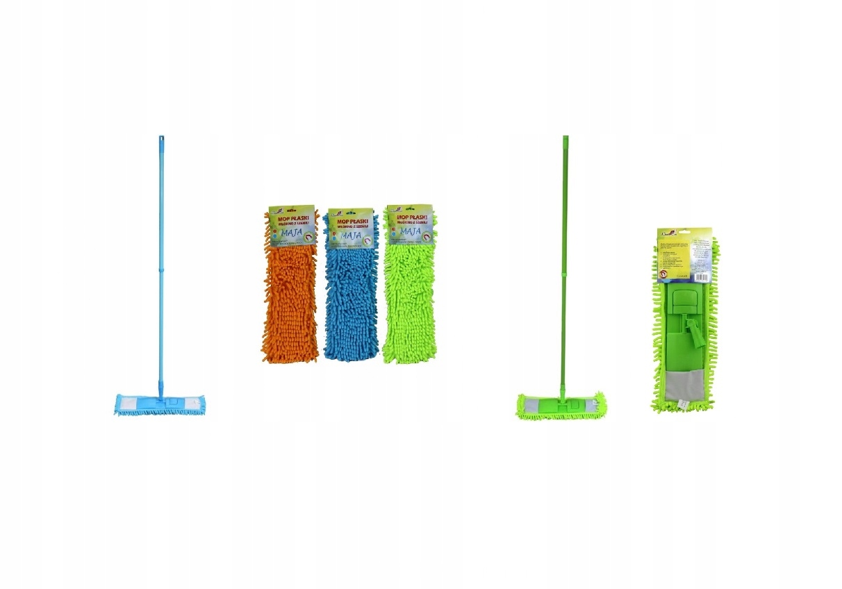 Levně plochý žinylkový mop teleskopická tyč Lena COZ4317