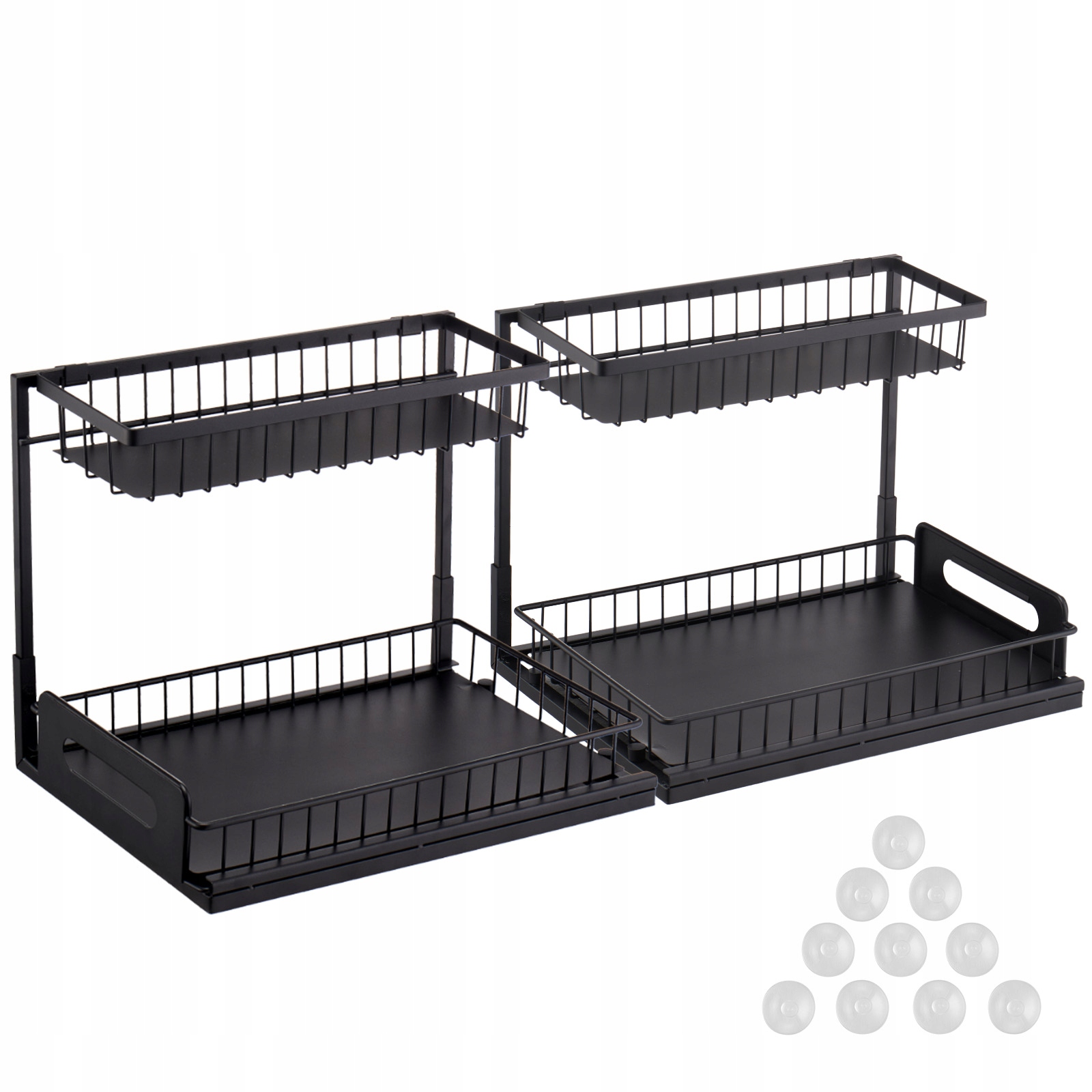 Vevor Rozkladací Organizér Pod Umývadlo 2 Úrovne Pevný A Pevný 27X36CM