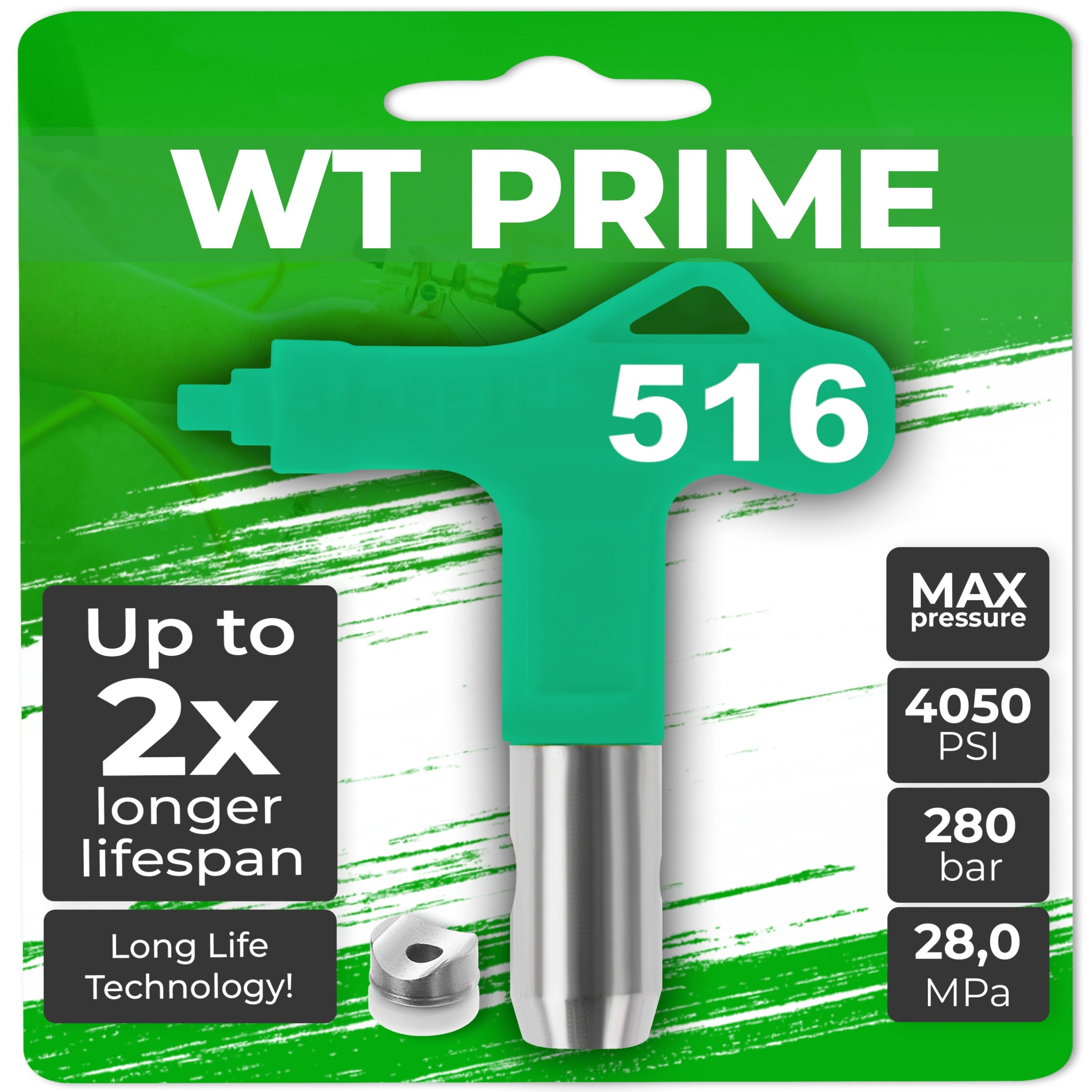 Malířská tryska Wabrotech Wt Prime 516 Fflp Hea pro nízkotlaký agregát