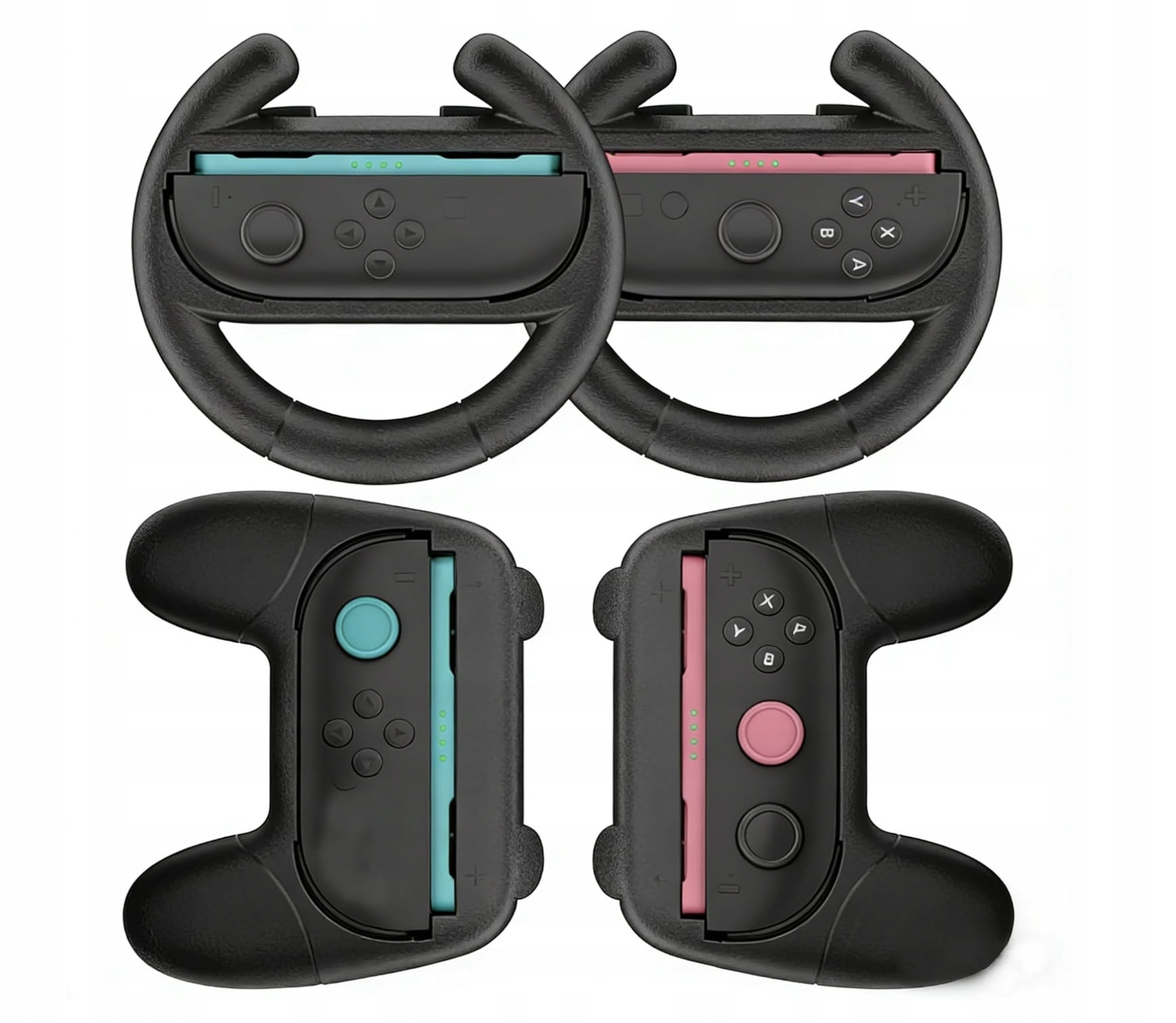 Kierownice Joy-Con do Nintendo Switch Zestaw 4w1 Mario Kart Uchwyty SL/SR