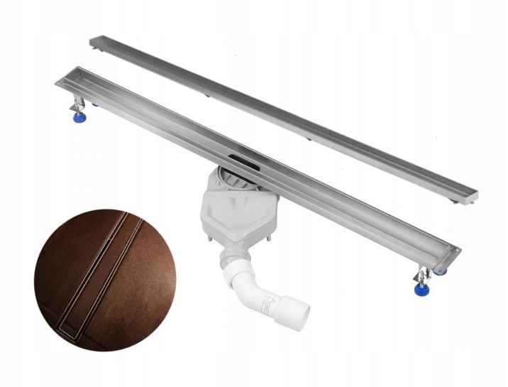 Lineárny odtok Slim Steel sifón Viega 80 Doska