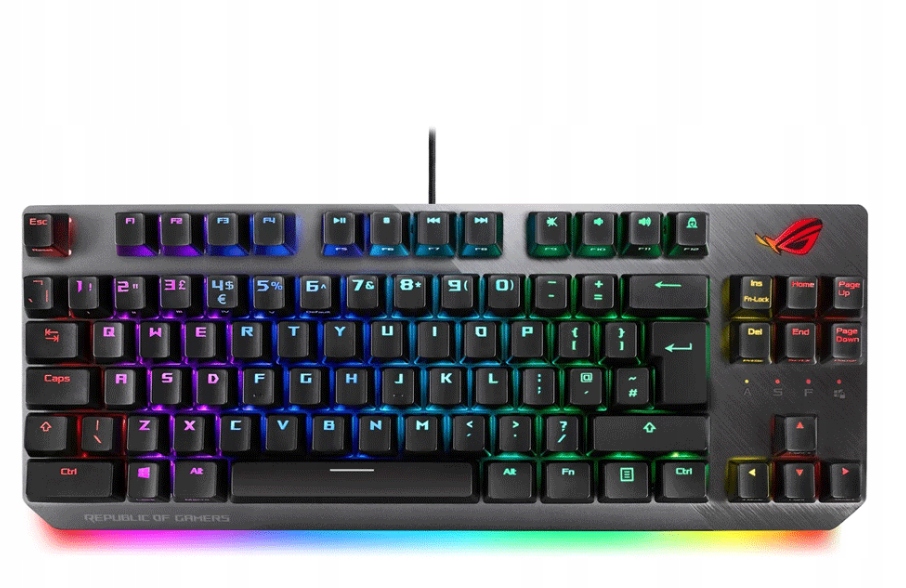 ASUS ROG Strix Scope NX TKL Deluxe Mechanical ROG NX Red RGB Anti ...