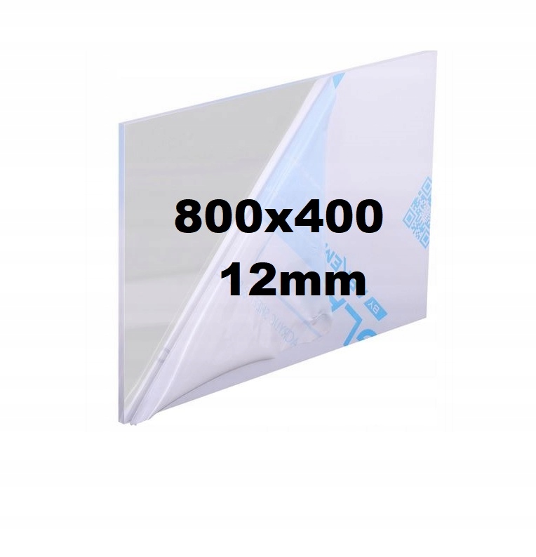 Pleksi /plexi Pleksa Plexa Bezbarvá na míru 800x400x12 mm Akrylová Deska