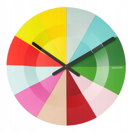 Nástenné hodiny Karlsson Slices KW0042 40cm