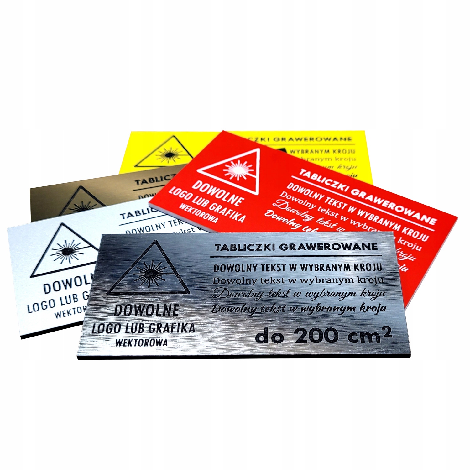 

Tabliczka grawerowana Laser grawer do 200cm2