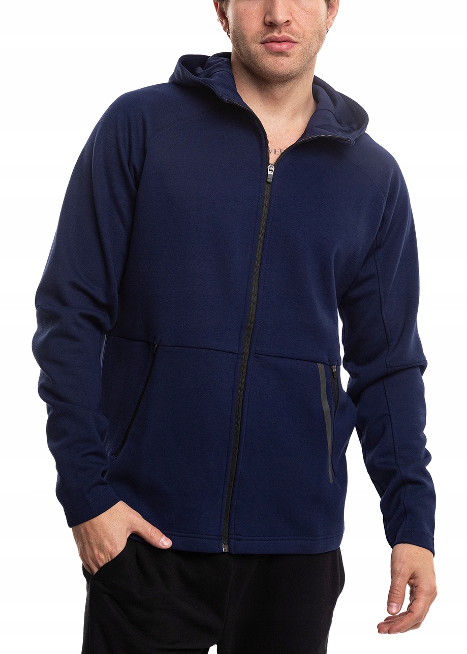 Pánská Mikina Roztahovací 4F Sportovní tepláková s kapucí Rychleschnoucí vel XL