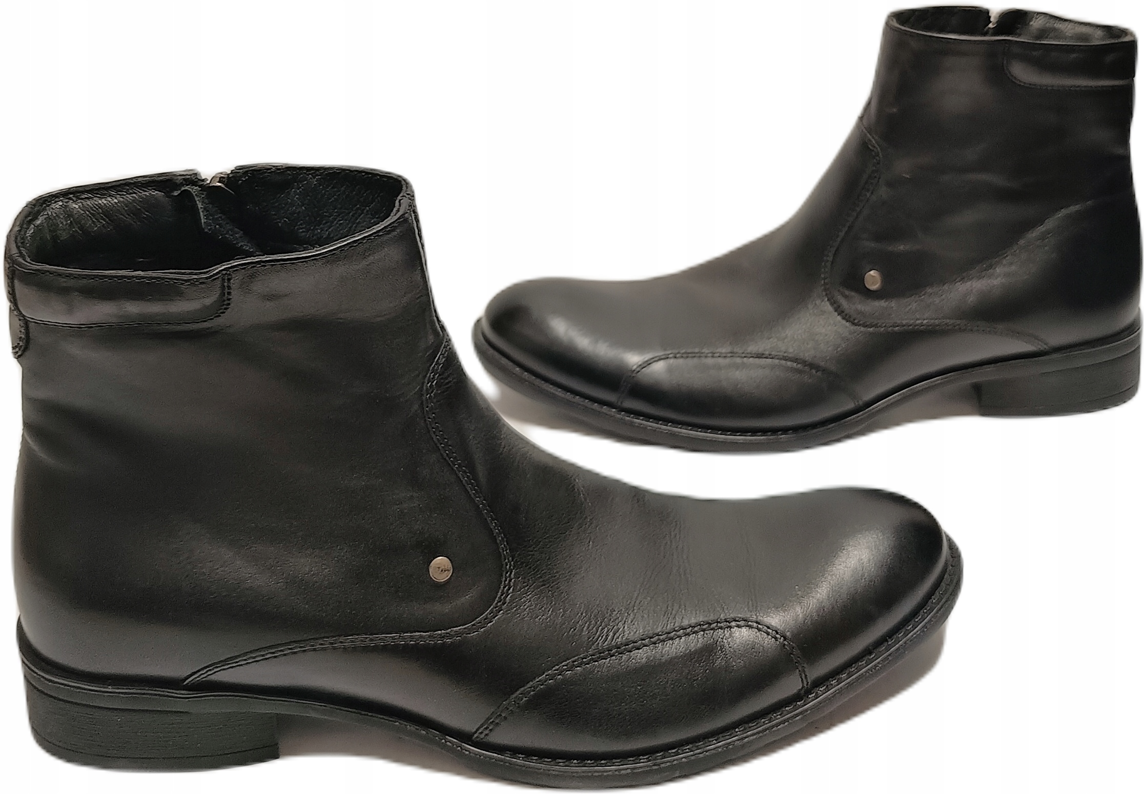 elegantní kotníkové boty pánské boty Badura 4064 černé, velikost 41