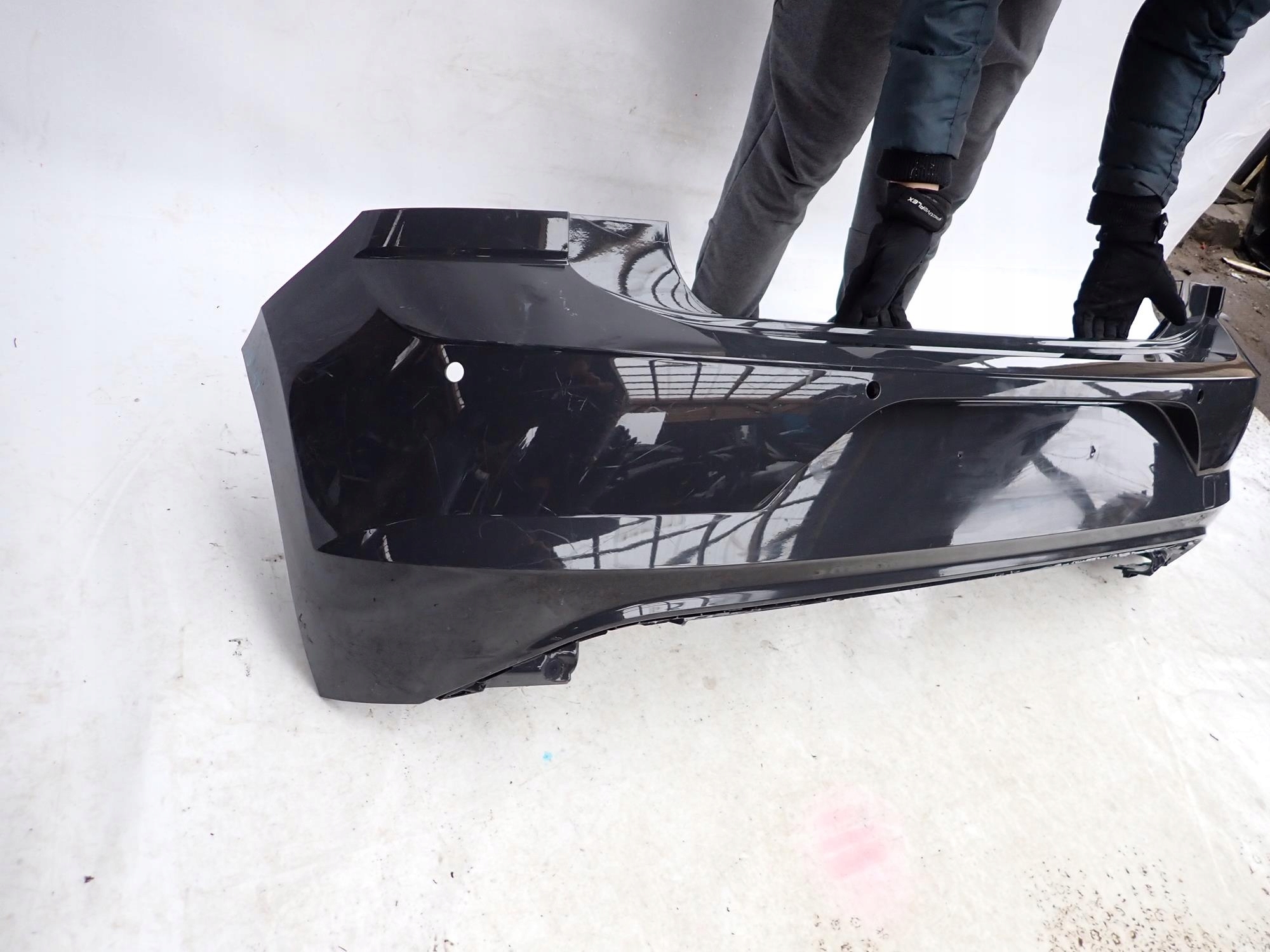 VW POLO VI 6 2G 17-21 bumper rear part rear 4XPDC