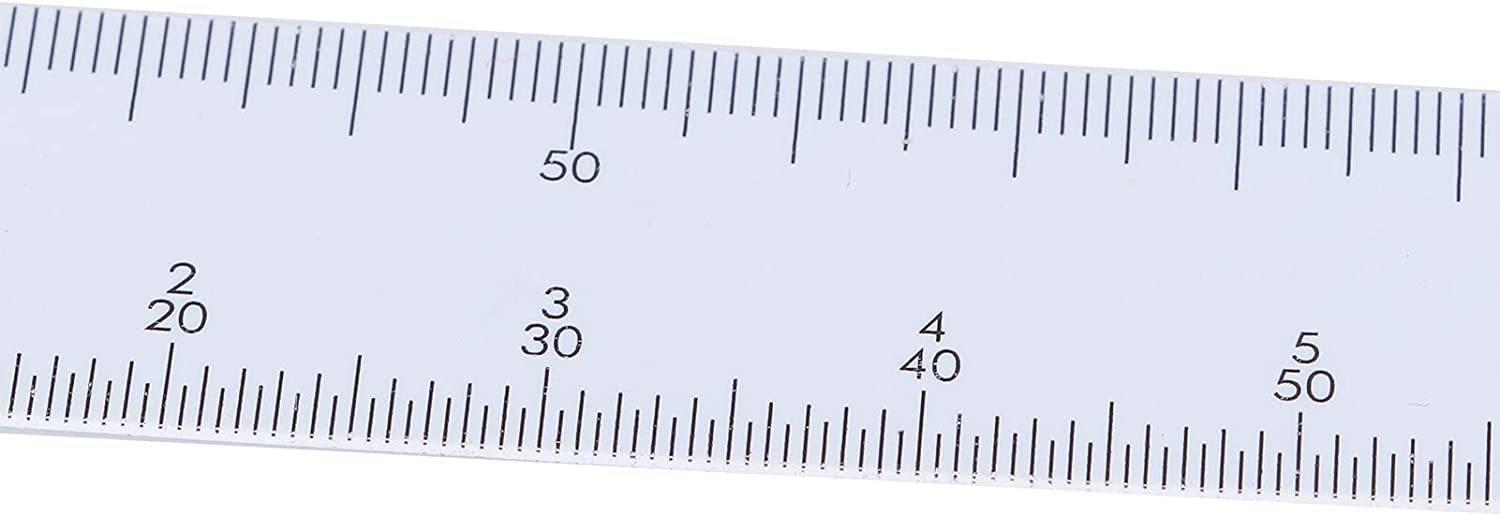 Linijki pomiarowe o wielu wspóczynnikach, Długość (cm) 1