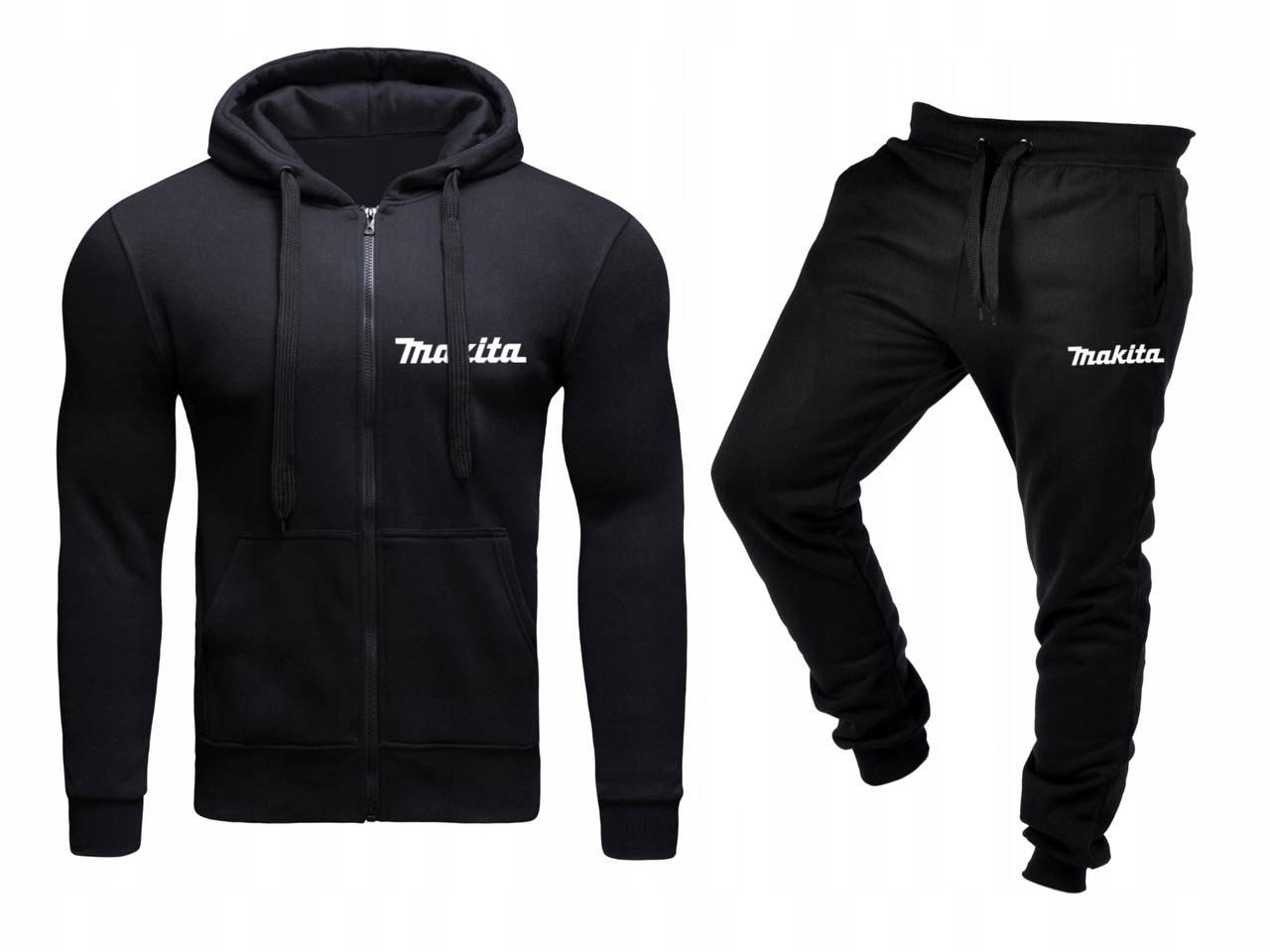 Tepláková Souprava Teplákovka Makita Pánská Rozepínací Černá M