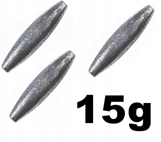 15g Ciężarek Oliwka Przelotowa Cc-ab Jaxon 3 szt