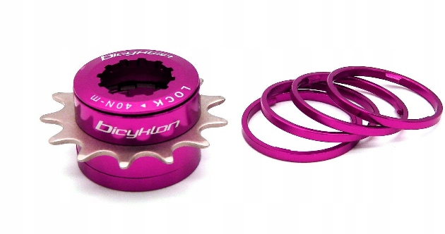 Reduktor Single Speed Bicyklon 13T fioletowy GR