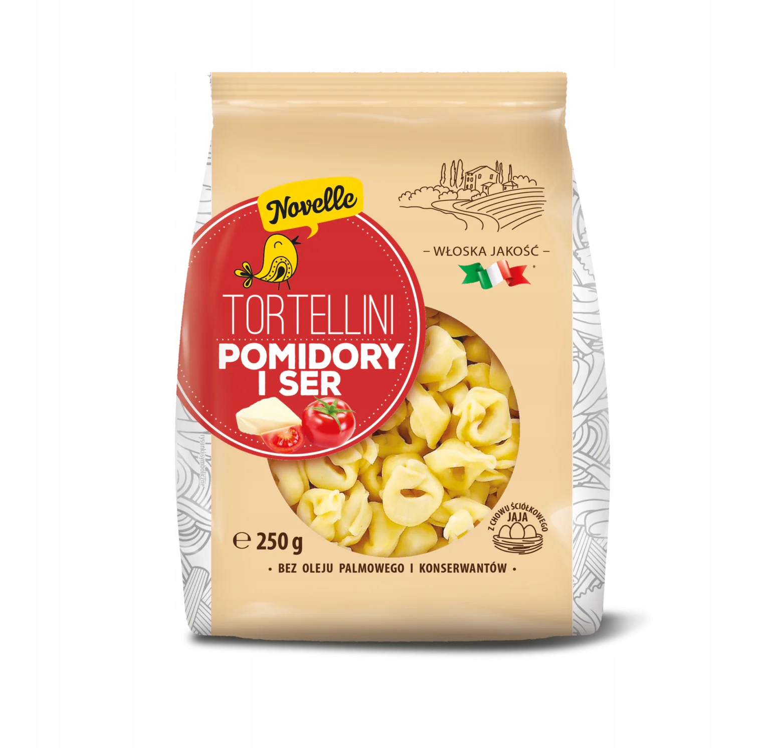 Novelle Tortellini s rajčaty a sýrem 250 g