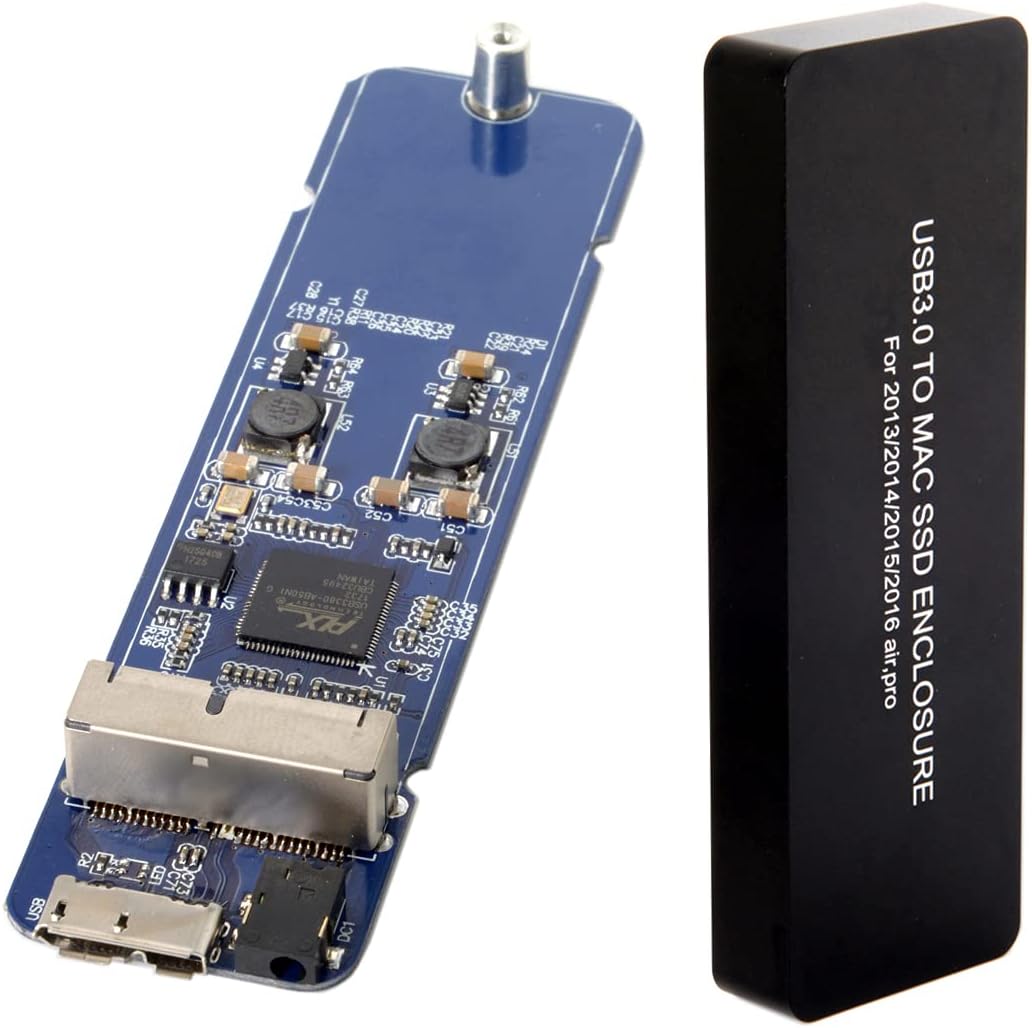 Macbook Air Pro 2013-2016 Ssd przenośna obudowa Usb 3.0 do 16+12-pinowa Hdd