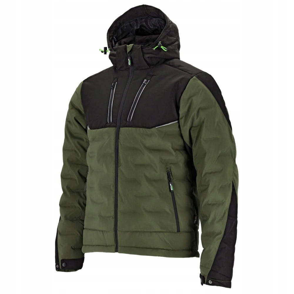 Kurtka ocieplana męska Logan J oliwkowy M Stalco Perfect S-79426