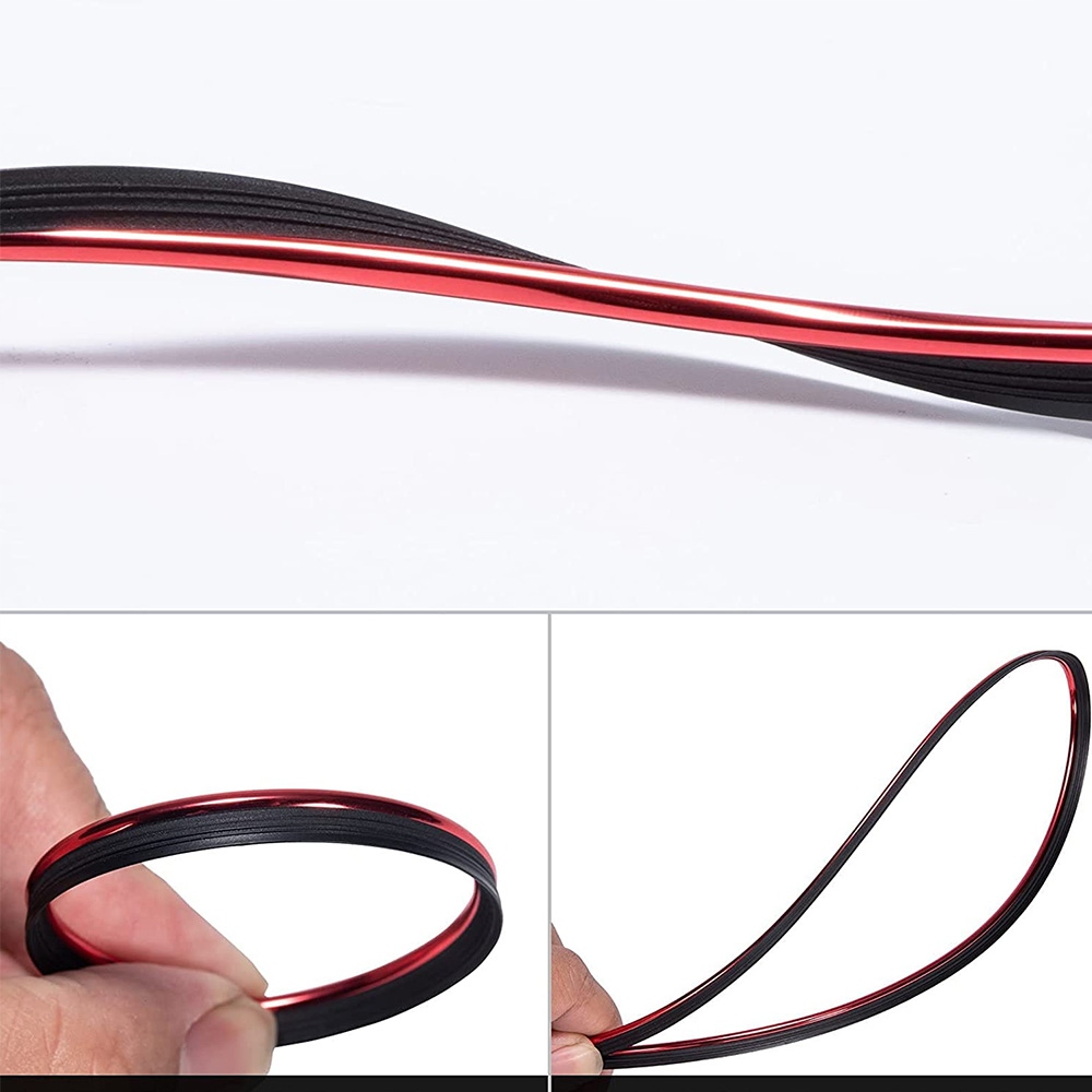 LISTWA TAŚMA OZDOBNA TUNINGOWA DO TUNINGU WNĘTRZA SAMOCHODU AUTA 5m Producent nieznany producent