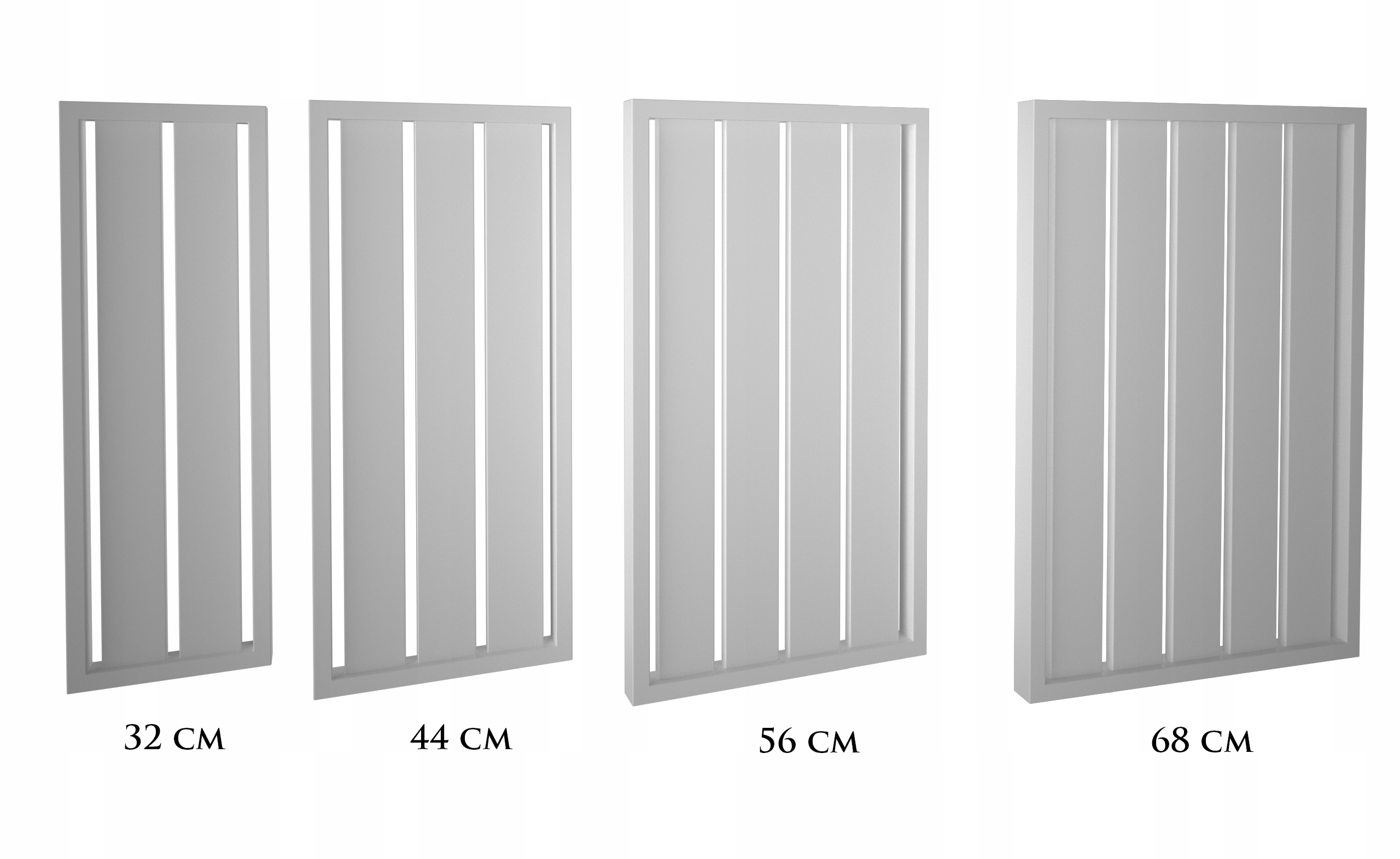 Grzejnik panelowy pokojowy biały 160x30 Barnis Szerokość 320 mm