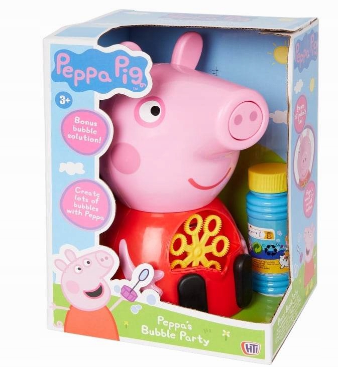 

Maszynka Urządzenie do baniek mydlanych Peppa Pig