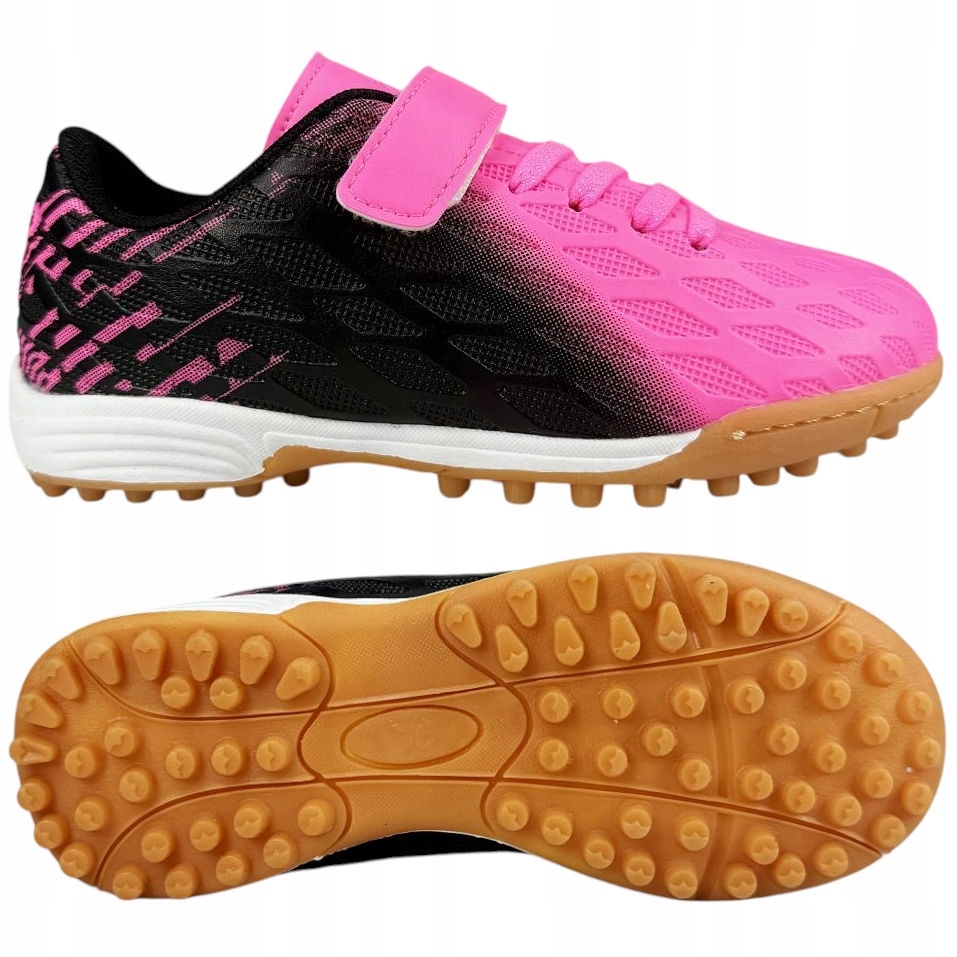 Turfy Piłkarskie Buty Dla Dziewczynki Do Piłki Nożnej na Orlik Różowe 32