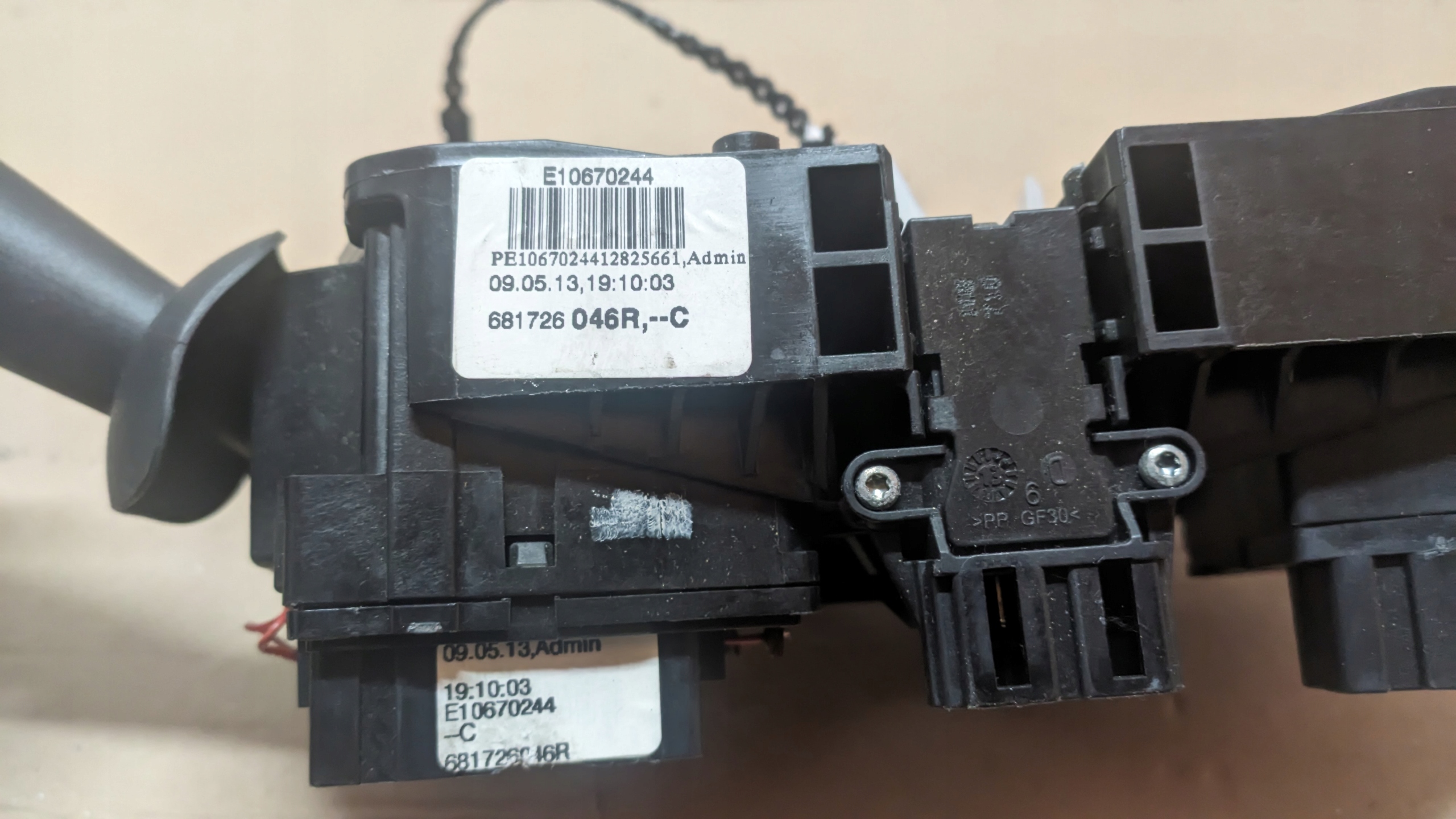 DACIA SANDERO II STEPWAY 13R DEVIO LUCI TERGICRISTALLO TERGI 681726046R