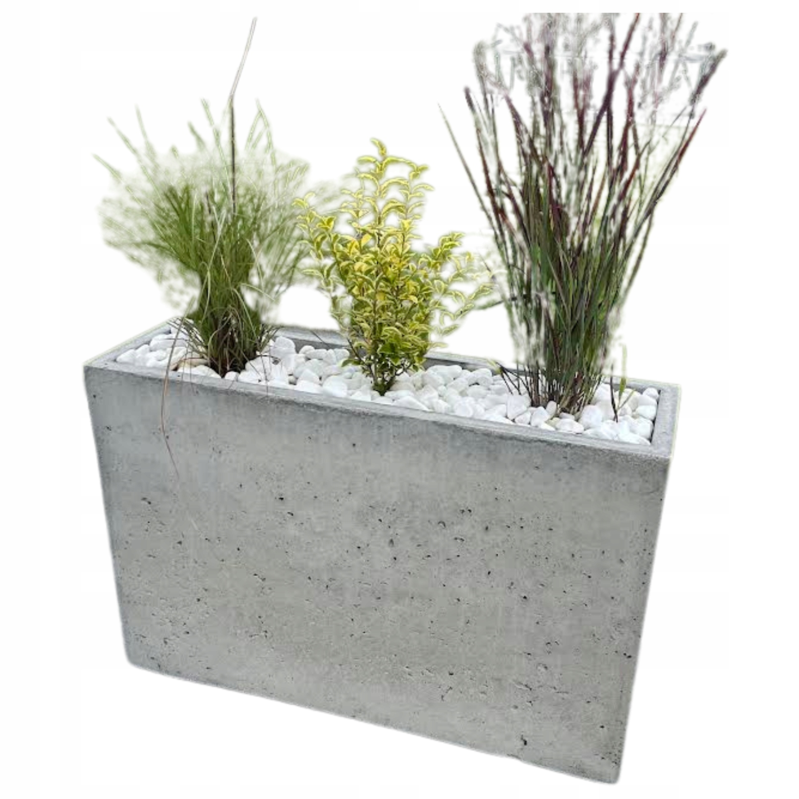 Donica Betonowa Mrozoodporna Beton Architektoniczny 200kg 100x30x65 Abiko