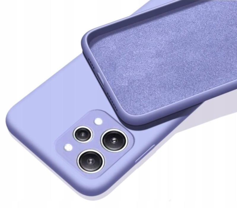 Etui Silicone Case do Xiaomi Redmi 12 +szkło 9H