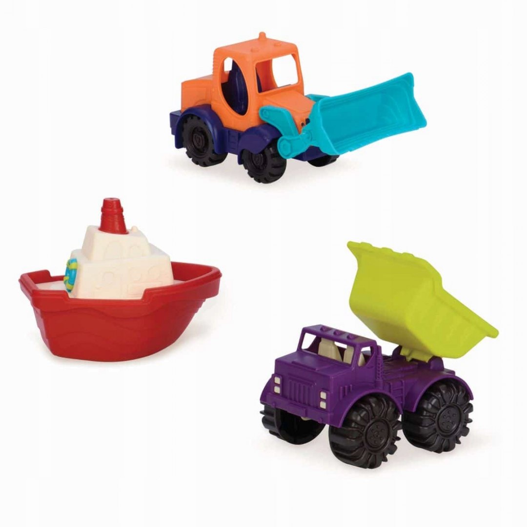 

Zestaw 3 minipojazdów Loaders Floaters b.Toys