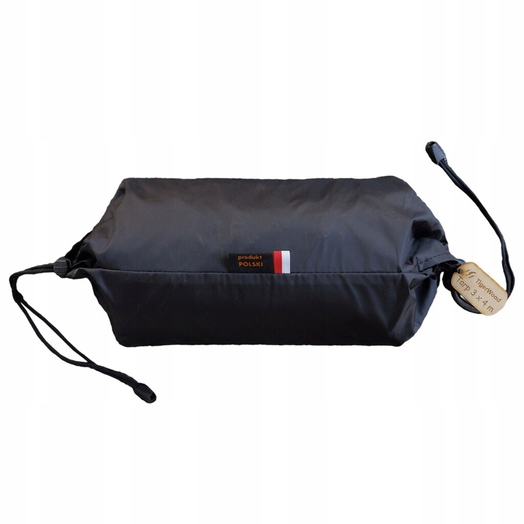 Plachta bivakovací turistická plachta TigerWood Tarp T2 3 x 4 m černá