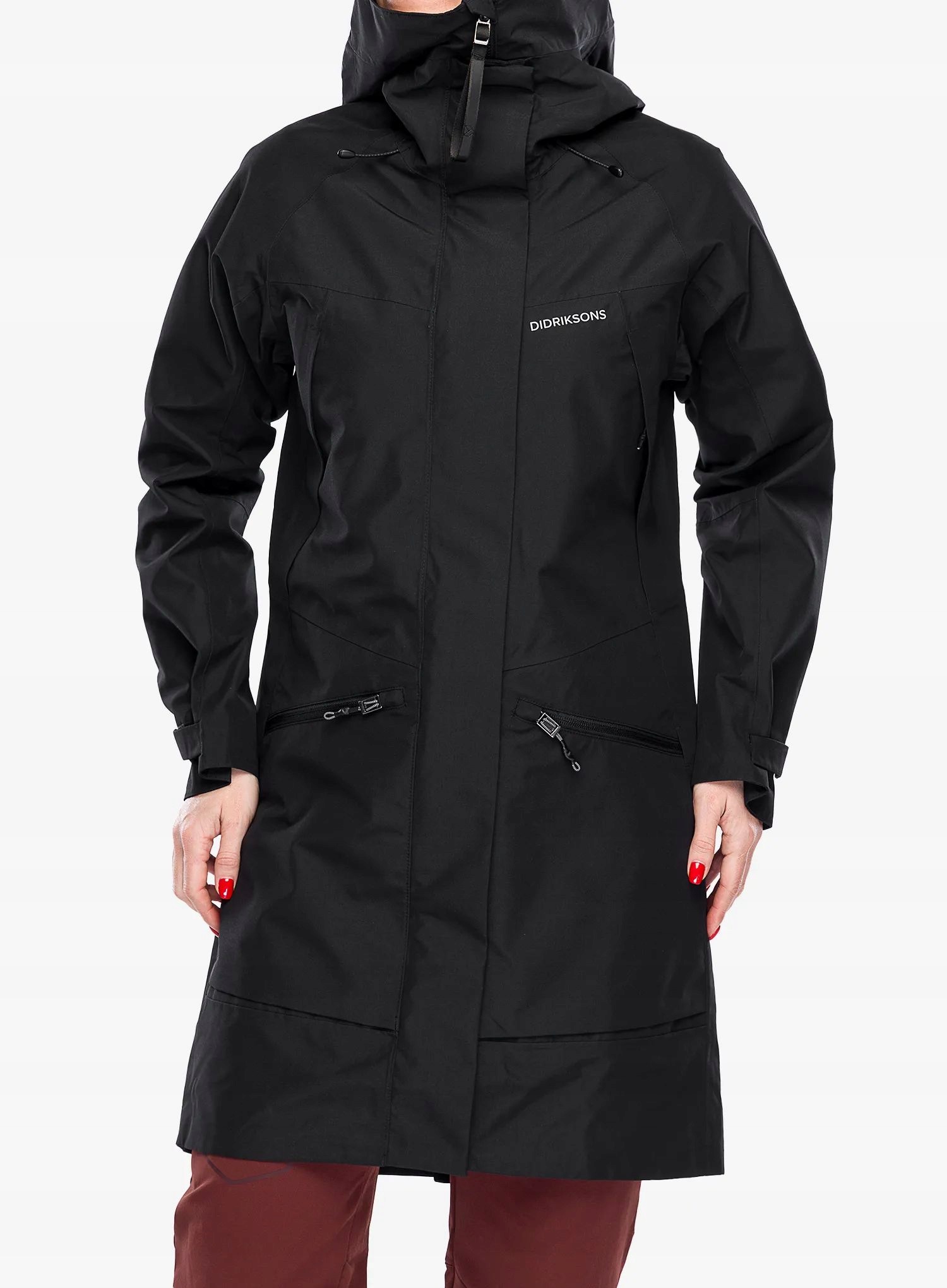 Dámská dešťová parka Didriksons Ilma Parka 8 černá 34 (xs)