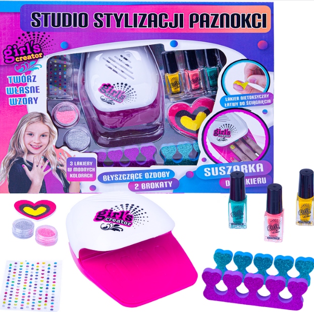 

Studio do Paznokci Salon Suszarka Brokat Lakier XL